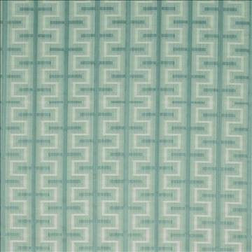 Athenia Fretwork Aquamarine by Kasmir Designer Fabric 1398 52% Rayon 48% Polyester CHINA 60,000 Wyzenbeek Double Rubs H: 7 4/8 inches, V: 3 2/8 inches 58 - Swanky Fabrics - Kasmir