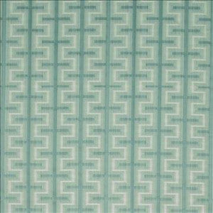 Athenia Fretwork Aquamarine by Kasmir Designer Fabric