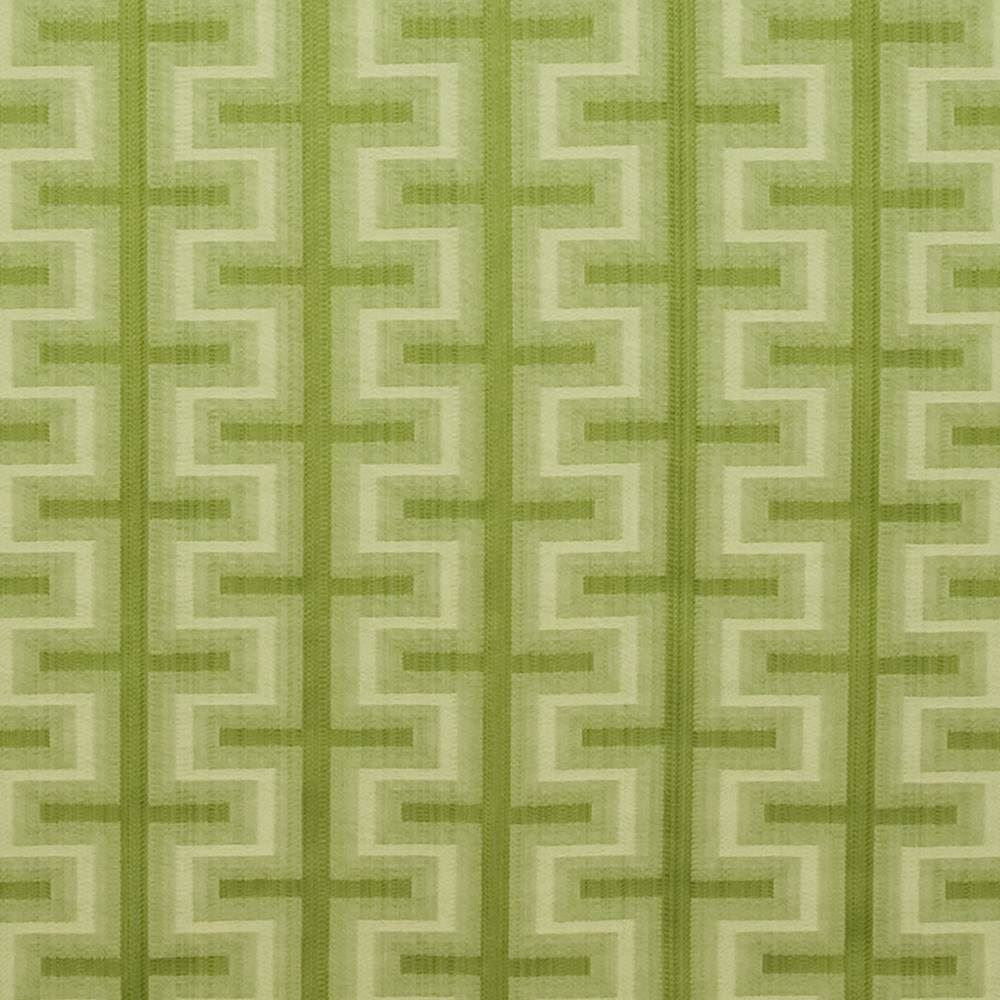 Athenia Fretwork Key Lime by Kasmir Designer Fabric See sample 52% Rayon
48% Polyester
 CHINA 60,000 Wyzenbeek Double Rubs </p><p>Repeat: Horizontal: 7 4/8 inches and Vertical: 3 2/8 inches 58 - Swanky Fabrics -
