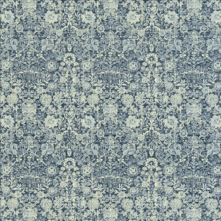 Bakari Atlantic by Kasmir Designer Fabric 1472 100% Polyester
 CHINA 30,000 Wyzenbeek Double Rubs </p><p>Repeat: Horizontal: 14 inches and Vertical: 18 4/8 inches 56 - Swanky Fabrics -