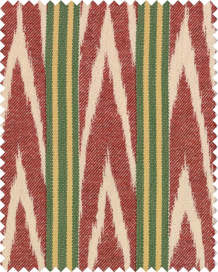 Bakhmal Ikat Woven Fabric by Mind the Gap Designer Fabric WOODSTOCK '69 LIFESTYLE COLLECTION 54% Cotton, 19% Wool, 27% other fibres Made in Italy W 35cm x L 81cm / W 13.7in x L 31.8in 59.05in - Swanky Fabrics -