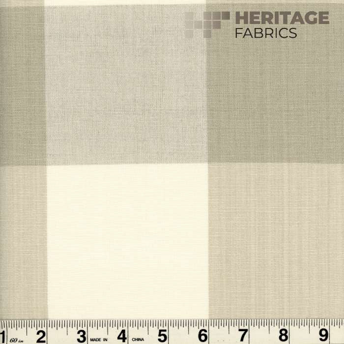 Ballard Fog by Heritage Designer Fabric - 100% Cotton India 9,000 Horizontal: 8" and Vertical: 8" 54" - Swanky Fabrics -