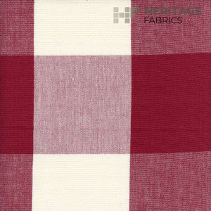 Ballard Raspberry by Roth & Tompkins Designer Fabric