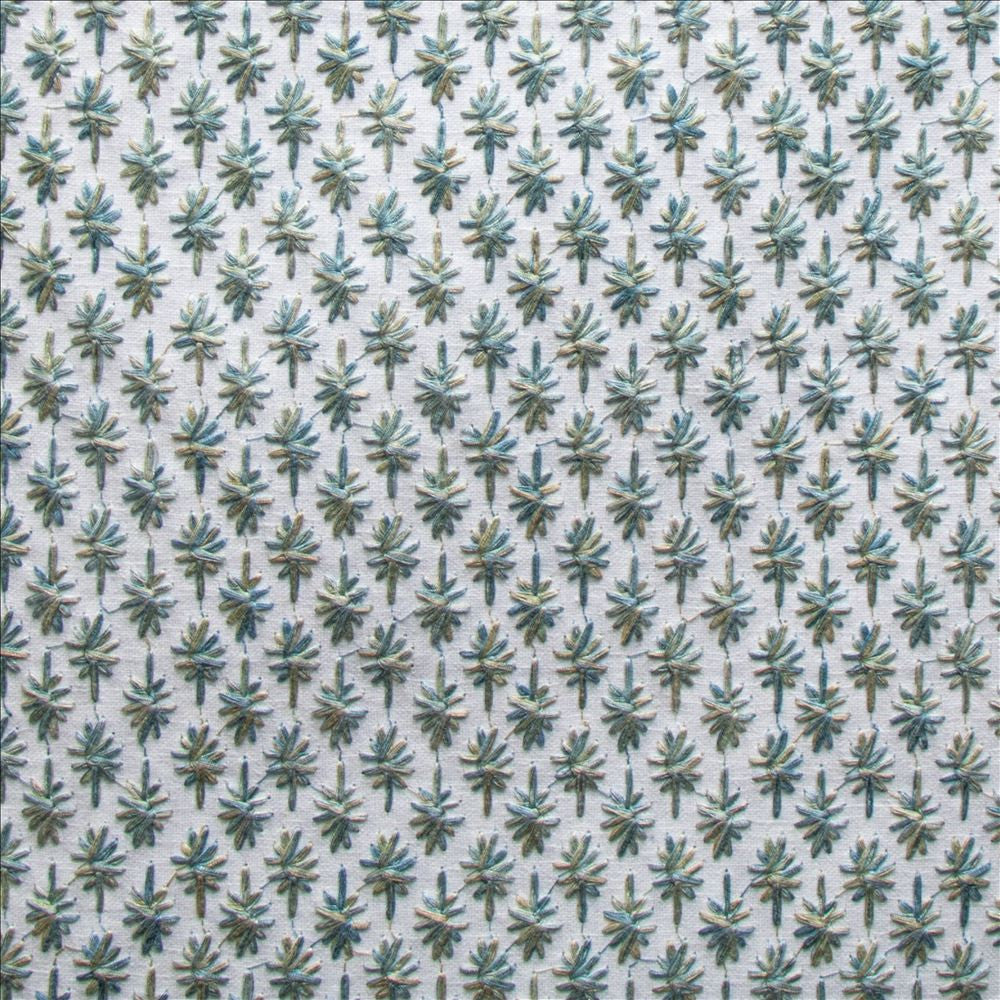 Balsamo Seaglass  by Kasmir Designer Fabric 1477 50% Cotton 50% Polyester  INDIA  </p><p>Repeat: Horizontal: 1 1/8 inches and Vertical: 1 2/8 inches 52  - Swanky Fabrics -