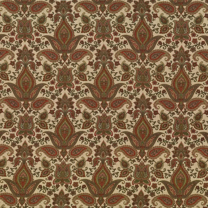 Balthazar Garden Autumn by Kasmir Designer Fabric 5063 55% Linen
45% Rayon
 CHINA 15,000 Wyzenbeek Double Rubs </p><p>Repeat: Horizontal: 13 4/8 inches and Vertical: 17 4/8 inches 54 - Swanky Fabrics -