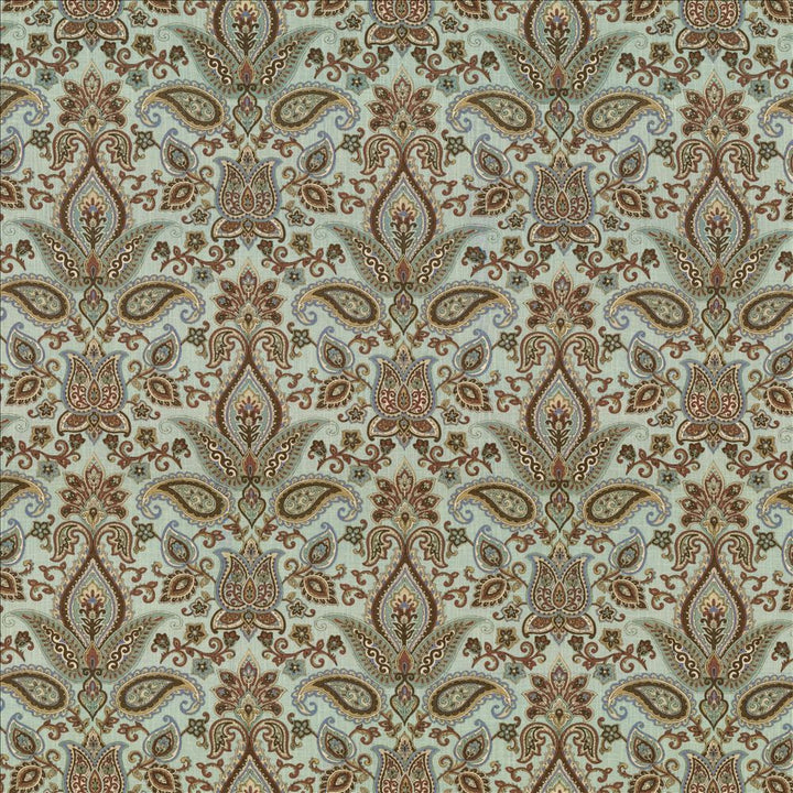 Balthazar Garden Spa by Kasmir Designer Fabric 5065 55% Linen
45% Rayon
 CHINA 15,000 Wyzenbeek Double Rubs </p><p>Repeat: Horizontal: 13 4/8 inches and Vertical: 17 4/8 inches 54 - Swanky Fabrics -