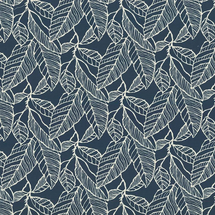 Banana Leaf Indigo by Kasmir Designer Fabric See sample 53% Cotton
47% Polyester
 CHINA 60,000 Wyzenbeek Double Rubs </p><p>Repeat: Horizontal: 15 inches and Vertical: 16 inches 59 - Swanky Fabrics -