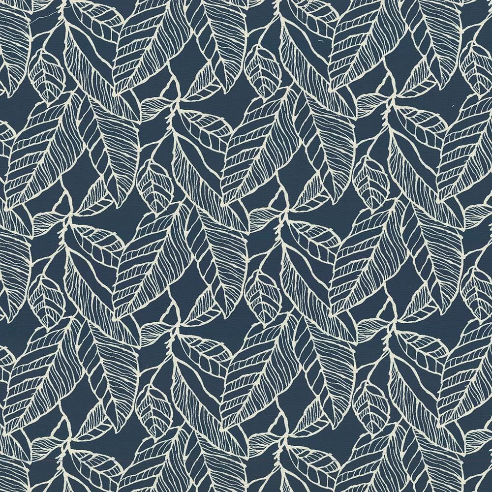 Banana Leaf Indigo by Kasmir Designer Fabric 1436 53% Cotton
47% Polyester
 CHINA </p><p>Repeat: Horizontal: 15 inches and Vertical: 16 inches 59 - Swanky Fabrics -