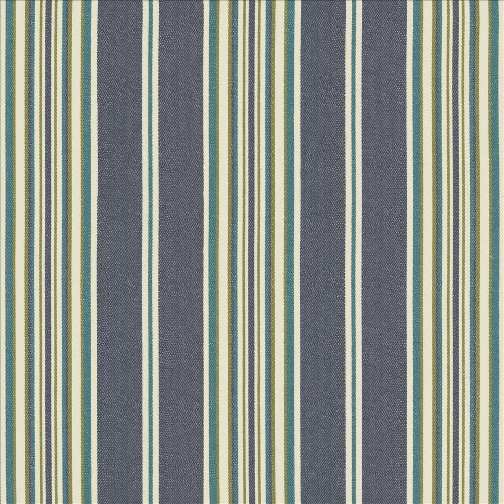 Bandwidth Denim by Kasmir Designer Fabric 5143 100% Cotton
 TURKEY </p><p>Repeat: Horizontal: 7 2/8 inches and Vertical: N/A 55 - Swanky Fabrics -