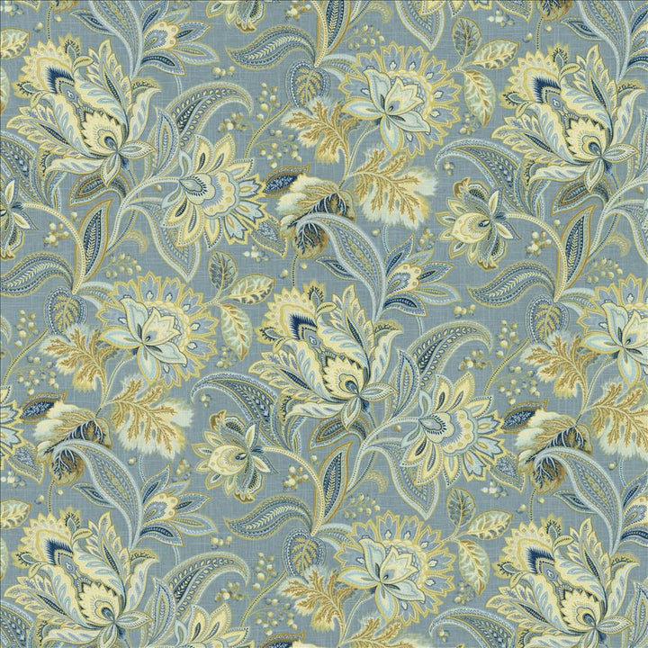 Bangalore Porcelain  by Kasmir Designer Fabric 5143 55% Linen
45% Rayon
 CHINA 12,000 Wyzenbeek Double Rubs Horizontal: 27 4/8 inches and Vertical: 25 6/8 inches 54  - Swanky Fabrics -