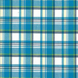 Bardwell Plaid Mediterranean by Kasmir Designer Fabric