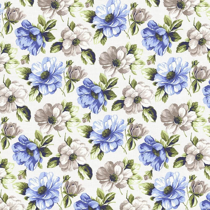 Barmarche Lagoon by Kasmir Designer Fabric 5065 100% Cotton
 SPAIN </p><p>Repeat: Horizontal: 27 inches and Vertical: 25 2/8 inches 54 - 55 - Swanky Fabrics -