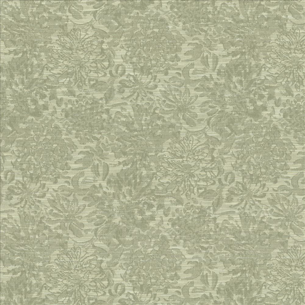 Baroque Silver by Kasmir Designer Fabric 5153 52% Polyester 48% Rayon USA 30,000 Wyzenbeek Double Rubs Horizontal: 29 4/8 inches and Vertical: 31 4/8 inches 54 - Swanky Fabrics -