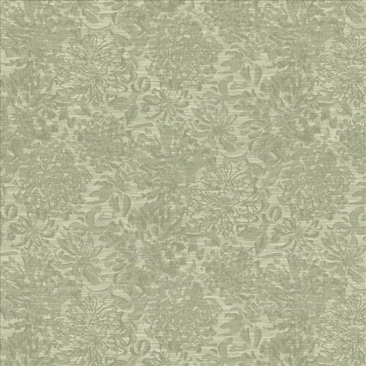 Baroque Silver by Kasmir Designer Fabric 5153 52% Polyester 48% Rayon USA 30,000 Wyzenbeek Double Rubs Horizontal: 29 4/8 inches and Vertical: 31 4/8 inches 54 - Swanky Fabrics -
