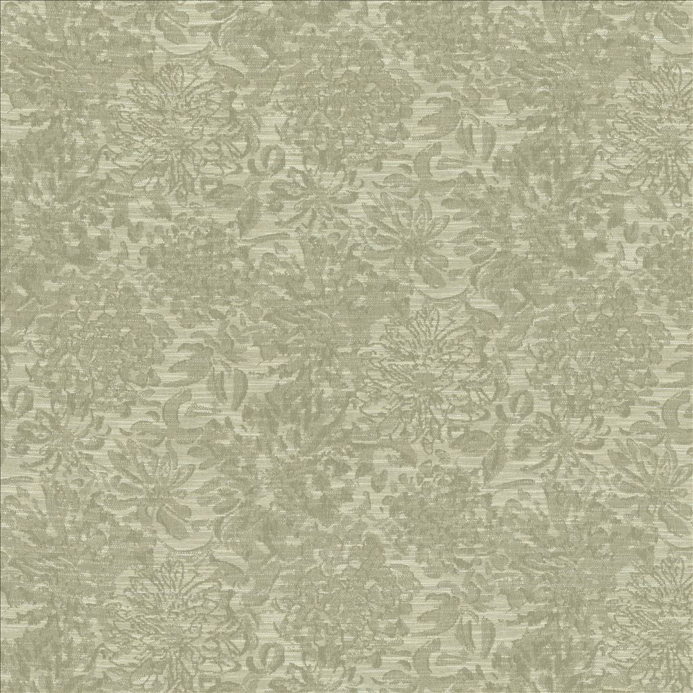 Baroque Silver  by Kasmir Designer Fabric 5153 52% Polyester
48% Rayon
 USA 30,000 Wyzenbeek Double Rubs Horizontal: 29 4/8 inches and Vertical: 31 4/8 inches 54  - Swanky Fabrics -