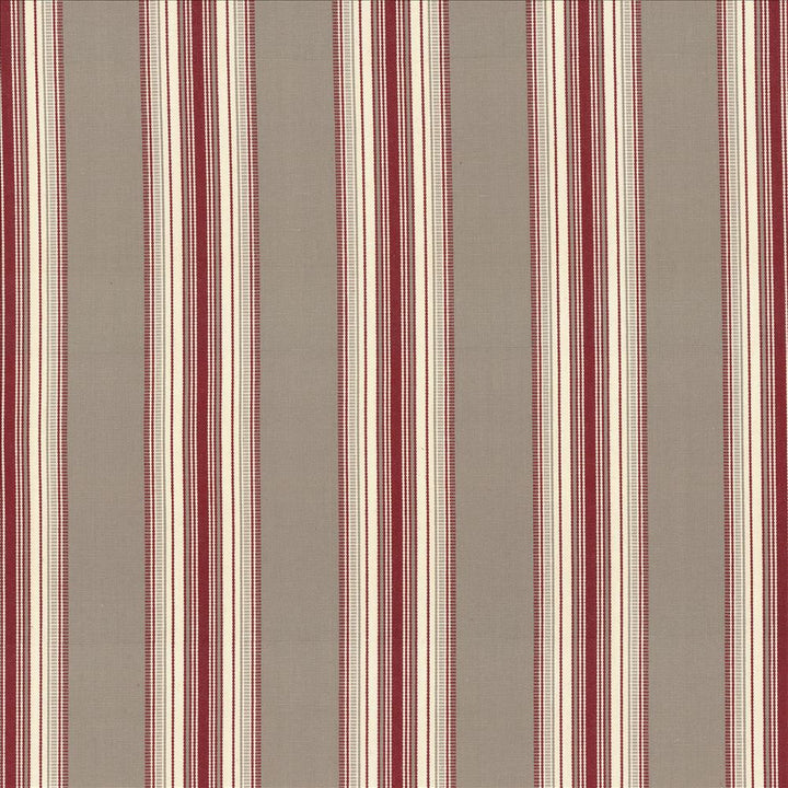 Bartlett Stripe Wine by Kasmir Designer Fabric 5087 100% Cotton
 INDIA </p><p>Repeat: Horizontal: 4 4/8 inches and Vertical: N/A 54 - Swanky Fabrics -