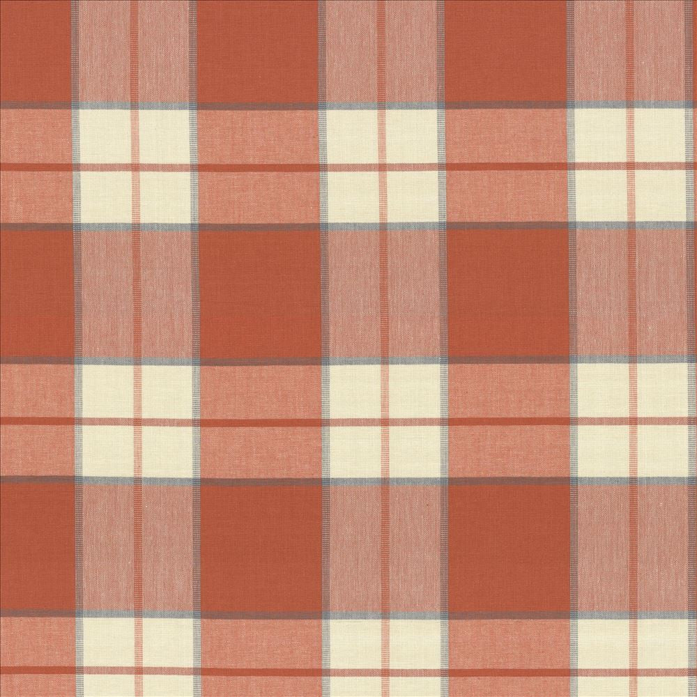 Barton Creek Persimmon by Kasmir Designer Fabric 5086 100% Cotton
 INDIA </p><p>Repeat: Horizontal: 6 6/8 inches and Vertical: 6 6/8 inches 54 - Swanky Fabrics -