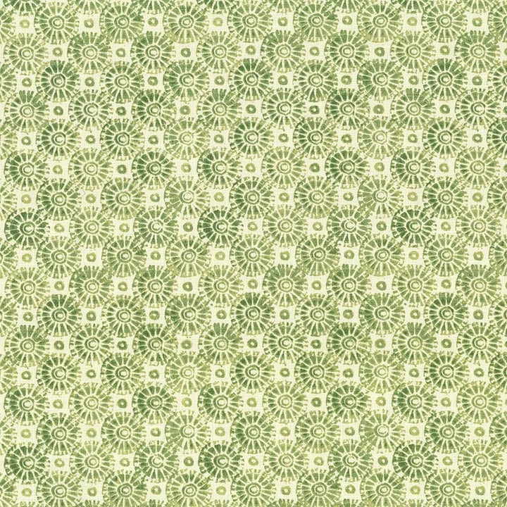 Batik Medallion Fern  by Kasmir Designer Fabric 5074 100% Cotton
 USA 15,000 Wyzenbeek Double Rubs Horizontal: 10 7/8 inches and Vertical: 13 4/8 inches 54  - Swanky Fabrics -
