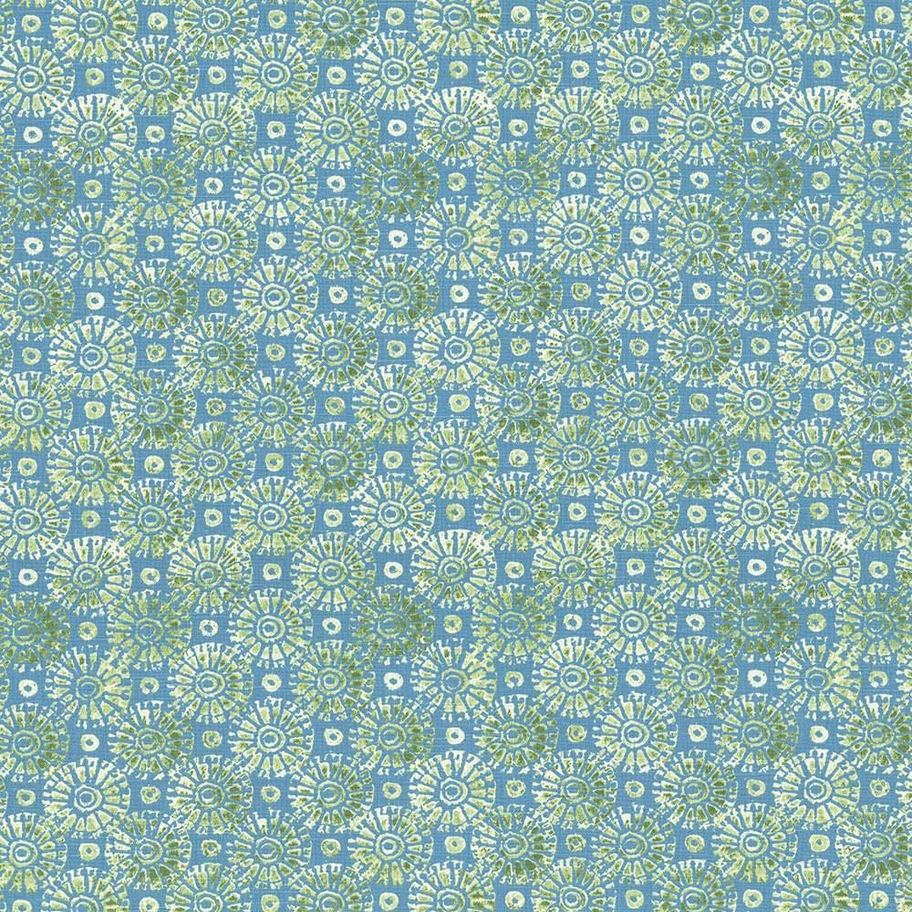 Batik Medallion Surf by Kasmir Designer Fabric See sample 100% Cotton
 USA 15,000 Wyzenbeek Double Rubs </p><p>Repeat: Horizontal: 10 7/8 inches and Vertical: 13 4/8 inches 54 - Swanky Fabrics -