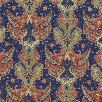 Beaudelaire Evening Sky by Kasmir Designer Fabric 5065 100% Cotton PERU 42,000 Wyzenbeek Double Rubs H: 27 inches, V: 27 inches 54 - Swanky Fabrics - Kasmir