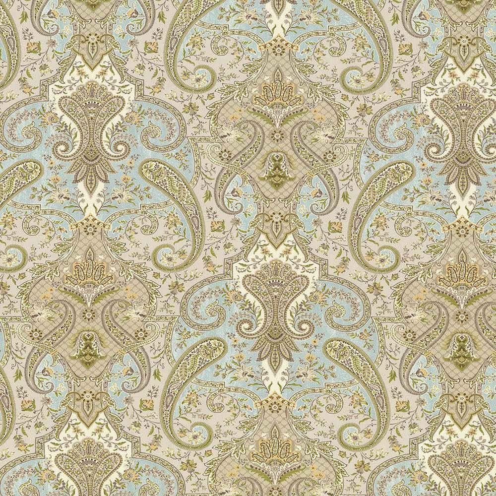 Beaudelaire Shitake by Kasmir Designer Fabric 5065 100% Cotton
 PERU </p><p>Repeat: Horizontal: 27 inches and Vertical: 27 inches 54 - Swanky Fabrics -