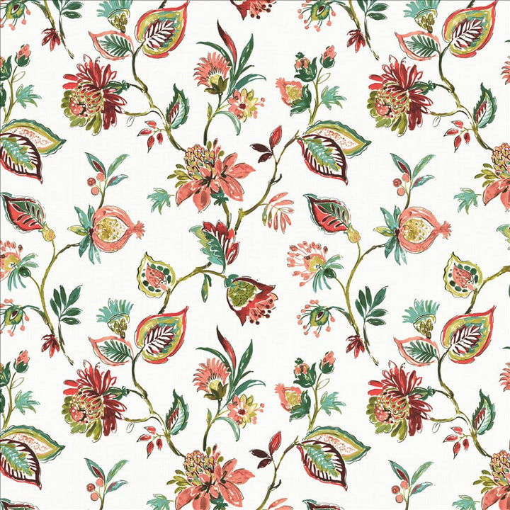 Becoming Coral by Kasmir Designer Fabric 1468 100% Cotton
 SPAIN </p><p>Repeat: Horizontal: 26 4/8 inches and Vertical: 27 inches 54 - Swanky Fabrics -