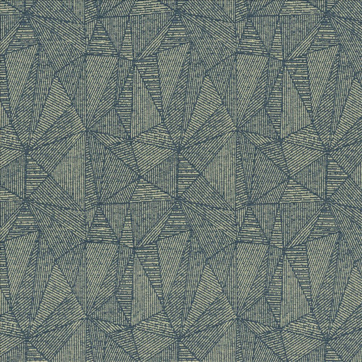 Benevolent Lapis  by Kasmir Designer Fabric 1454 100% Polyester
 CHINA 12,000 Wyzenbeek Double Rubs Horizontal: 14 7/8 inches and Vertical: 16 3/8 inches 56  - Swanky Fabrics -