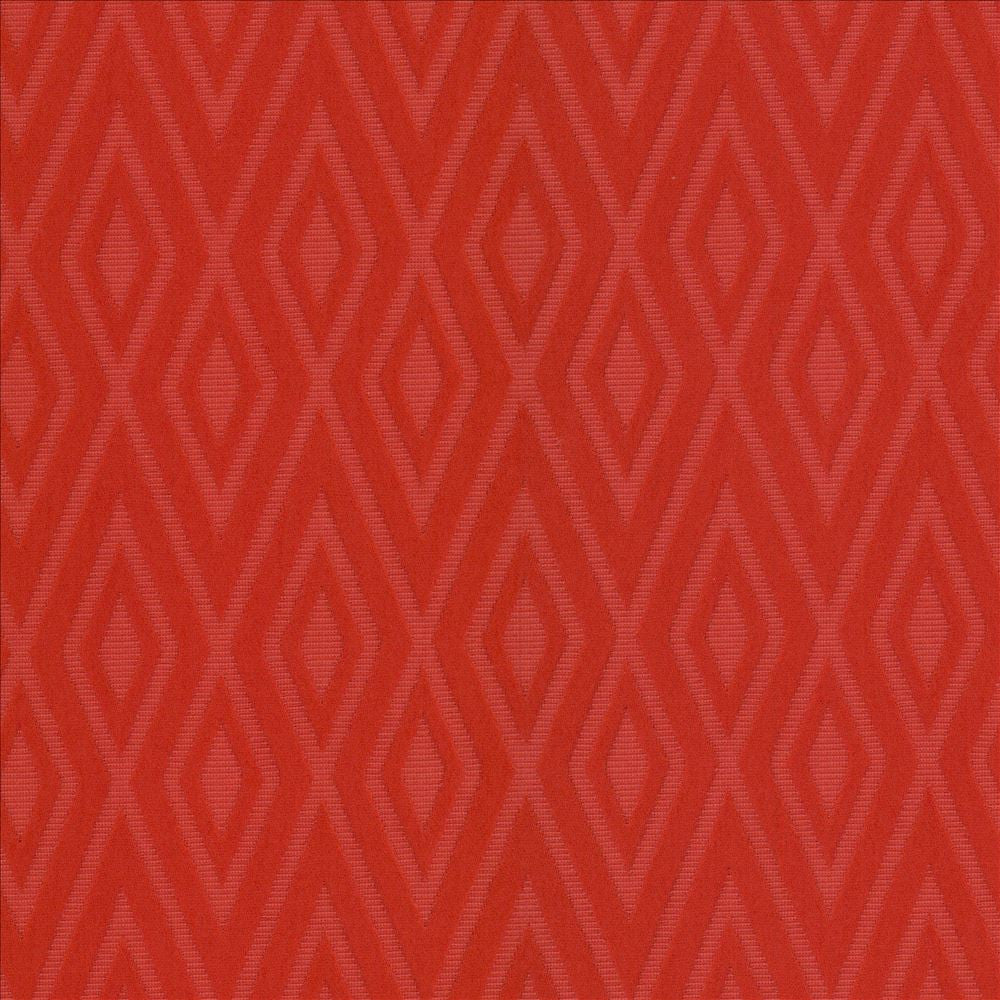 Benito Scarlet by Kasmir Designer Fabric See sample 69% Cotton
31% Polyester
 CHINA 42,000 Wyzenbeek Double Rubs </p><p>Repeat: Horizontal: 2 inches and Vertical: 3 6/8 inches 57 - Swanky Fabrics -
