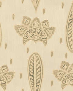 Mind The Gap Wallpaper BETHEL BATIK Antique White Wallpaper (WP30075)