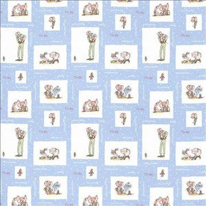Bfg Puddlenuts Blue by Kasmir Designer Fabric
