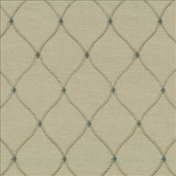 Bluffton Dew by Kasmir Designer Fabric 1442 100% Polyester Embroidery Contents 100% Rayon INDIA 15,000 Wyzenbeek Double Rubs H: 4 2/8 inches, V: 6 1/8 inches 54 - 55 - Swanky Fabrics - Kasmir