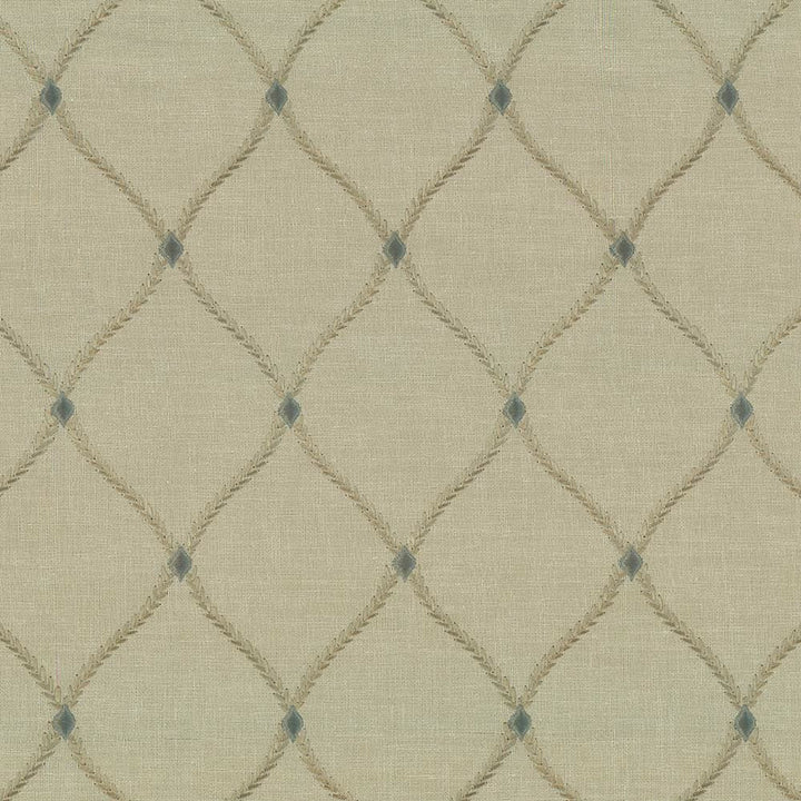 Bluffton Dew  by Kasmir Designer Fabric 1442 100% Polyester
Embroidery
100% Rayon
 INDIA 15,000 Wyzenbeek Double Rubs Horizontal: 4 2/8 inches and Vertical: 6 1/8 inches 51  - Swanky Fabrics -