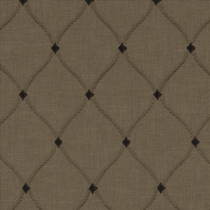 Bluffton Walnut by Kasmir Designer Fabric 1438 100% Polyester
Embroidery
100% Rayon
 INDIA 15,000 Wyzenbeek Double Rubs </p><p>Repeat: Horizontal: 4 2/8 inches and Vertical: 6 1/8 inches 51 - Swanky Fabrics -