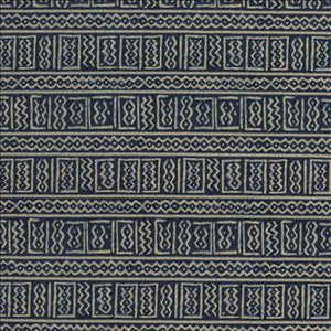 Bogolanfini Indigo by Kasmir Designer Fabric