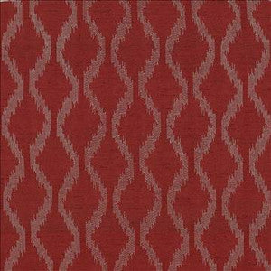 Bonju Ikat Chili by Kasmir Designer Fabric