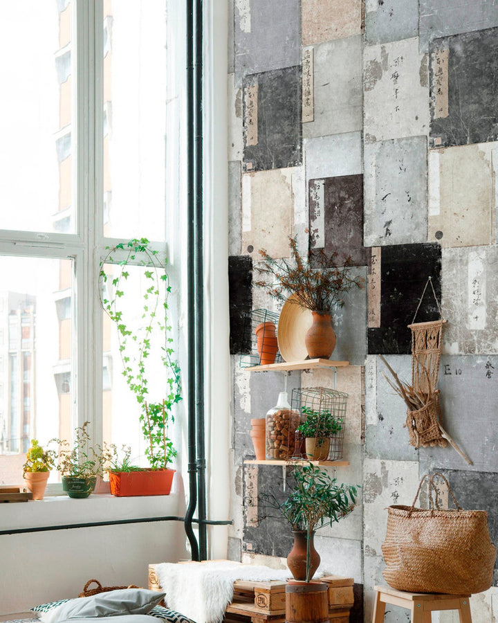 Imperfection Washed by Mind the Gap Designer Wallpaper THE WALLPAPER COLLECTABLES Textured Matte Made in Europe Paste the wall 3 rolls x 20.5 x 3.25 yards - Swanky Fabrics -