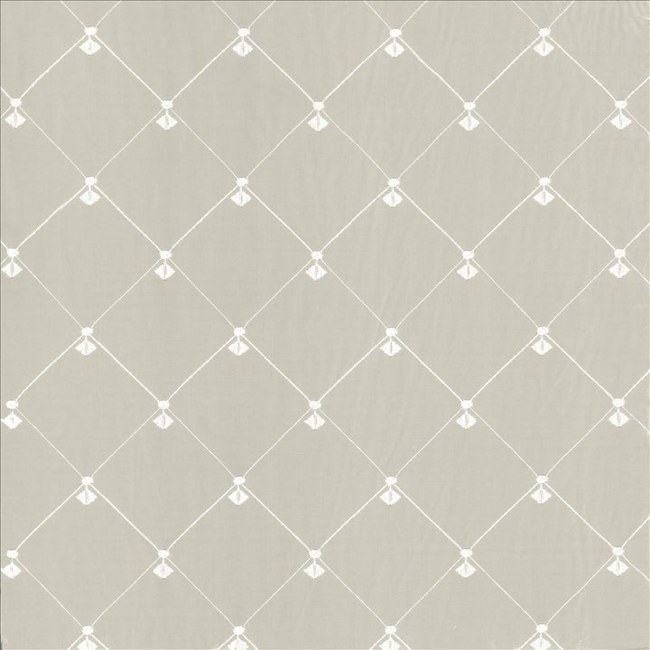 Borderline Champagne by Kasmir Designer Fabric See sample 100% Polyester
 TURKEY Not Tested </p><p>Repeat: Horizontal: 4 3/8 inches and Vertical: 4 3/8 inches 59 - Swanky Fabrics -