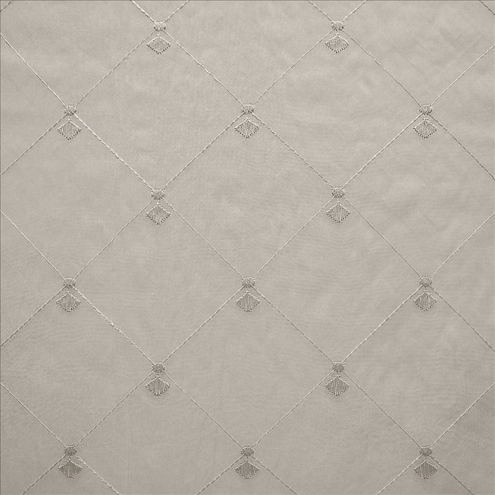 Borderline Smoke by Kasmir Designer Fabric 5108 100% Polyester
 TURKEY Not Tested </p><p>Repeat: Horizontal: 4 3/8 inches and Vertical: 4 3/8 inches 59 - Swanky Fabrics -