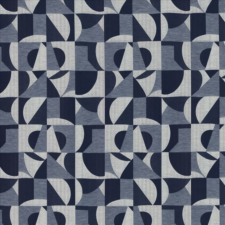 Boyer Navy  by Kasmir Designer Fabric 1474 82% Polyester 18% Cotton  INDIA  </p><p>Repeat: Horizontal: 14 1/8 inches and Vertical: 26 4/8 inches 54  - Swanky Fabrics -