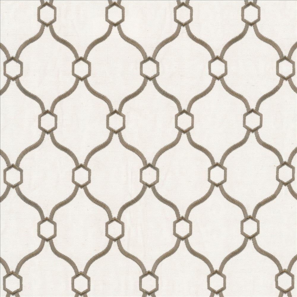 Braxton Grey by Kasmir Designer Fabric 5113 32% Viscose
30% Polyester
26% Linen
12% Rayon
 CHINA </p><p>Repeat: Horizontal: 3 6/8 inches and Vertical: 5 inches 54 - Swanky Fabrics -