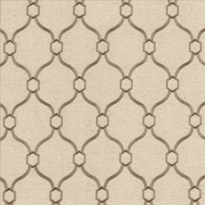 Braxton Silver by Kasmir Designer Fabric 5111 32% Viscose
30% Polyester
26% Linen
12% Rayon
 CHINA 60,000 Wyzenbeek Double Rubs </p><p>Repeat: Horizontal: 3 6/8 inches and Vertical: 5 inches 54 - Swanky Fabrics -