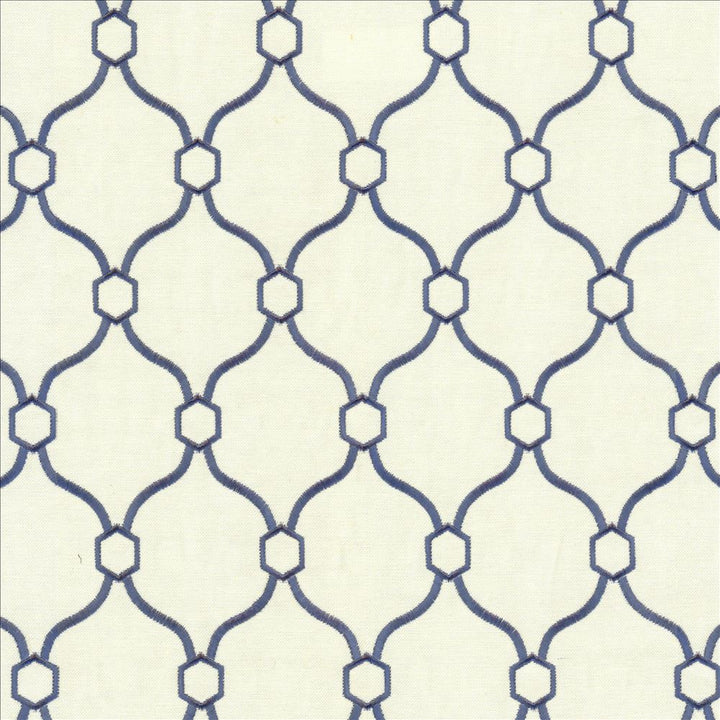 Braxton Wedgewood by Kasmir Designer Fabric 5115 32% Viscose
30% Polyester
26% Linen
12% Rayon
 CHINA </p><p>Repeat: Horizontal: 3 6/8 inches and Vertical: 5 inches 54 - Swanky Fabrics -