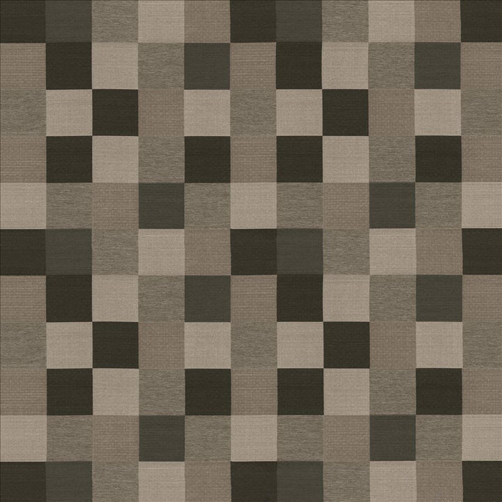 Brewster Check Peppermill by Kasmir Designer Fabric 1438 100% Polyester TURKEY Not Tested Horizontal: 13 4/8 inches and Vertical: 14 7/8 inches 58 - Swanky Fabrics -