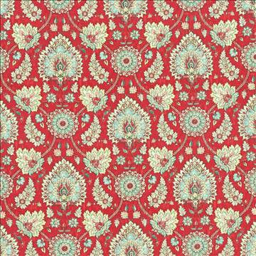 Briar Rose Strawberry by Kasmir Designer Fabric 5106 55% Linen 45% Cotton CHINA 15,000 Wyzenbeek Double Rubs H: 27 inches, V: 26 inches 54 - Swanky Fabrics - Kasmir
