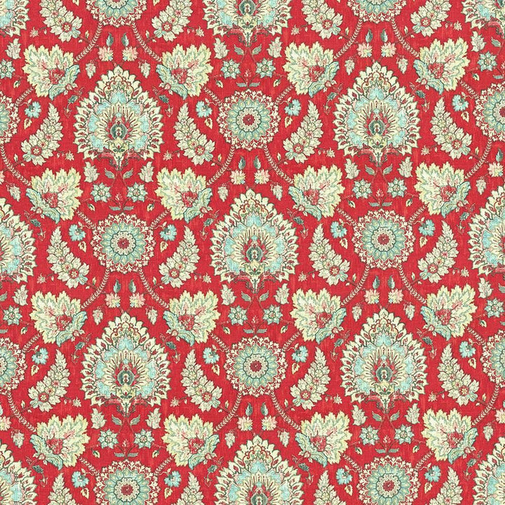 Briar Rose Strawberry by Kasmir Designer Fabric 5106 55% Linen
45% Cotton
 CHINA 15,000 Wyzenbeek Double Rubs </p><p>Repeat: Horizontal: 27 inches and Vertical: 26 inches 54 - Swanky Fabrics -
