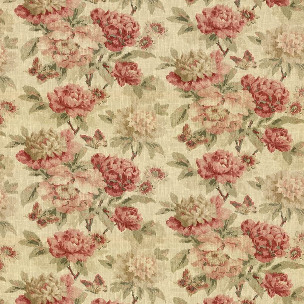 Briarhurst Antique Red  by Kasmir Designer Fabric 5064 55% Linen
45% Cotton
 CHINA 12,000 Wyzenbeek Double Rubs Horizontal: 54 inches and Vertical: 27 inches 54  - Swanky Fabrics -
