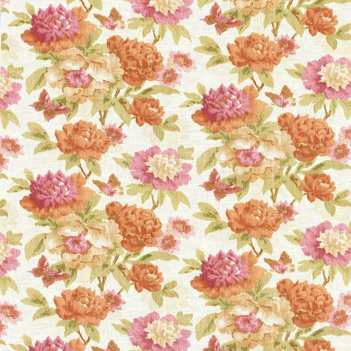 Briarhurst Spring by Kasmir Designer Fabric 5063 55% Linen 45% Cotton CHINA 12,000 Wyzenbeek Double Rubs Horizontal: 54 inches and Vertical: 27 inches 54 - Swanky Fabrics -