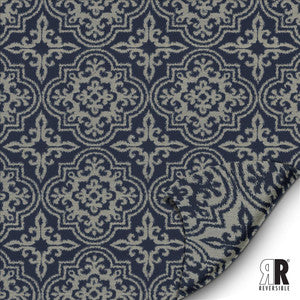 Bridgeport Navy by Kasmir Designer Fabric