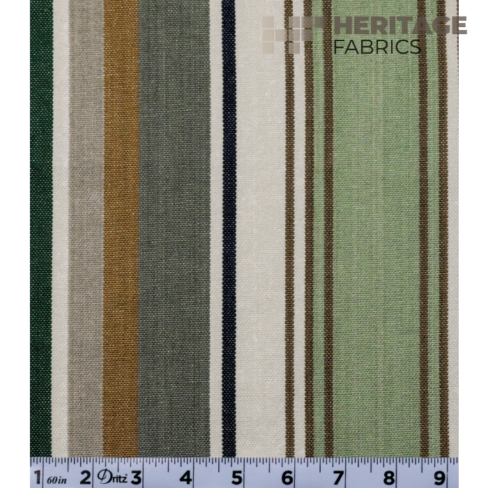 Bridgewater Meadow by Heritage Designer Fabric - 100% Cotton India 30,000 Horizontal: 13.5" and Vertical: N/A 54" - Swanky Fabrics -