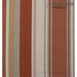 Bridgewater Persimmon by Roth & Tompkins Designer Fabric